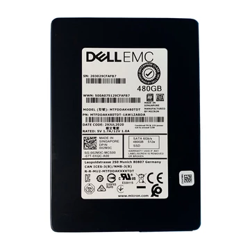 Dell EMC Micron 2.5" 480GB MU 6Gb SATA SSD - 02M3C MTFDDAK480TDT