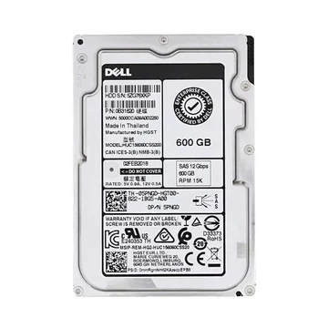 Dell EMC Hitachi 2.5" 600GB 15K 12Gb ISE SAS Hard Drive - 5PNGD HUC156060CSS200