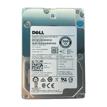 Dell EMC Seagate 2.5" 300GB 15K 6Gb SAS Hard Drive - 6WC9D ST300MP0005