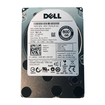 Dell EMC WD 2.5" 600GB 10K 6Gb SAS Hard Drive - 96G91 WD6001BKHG