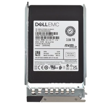 Dell EMC Samsung 2.5" 3.84TB RI Gen 4 x4 NVMe SSD Drive - P7G03 MZ-QL23T80