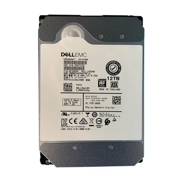 Dell EMC Western Digital 3.5" 12TB 7.2K 6Gb SATA Hard Drive - T2YHT HUH721212ALE600