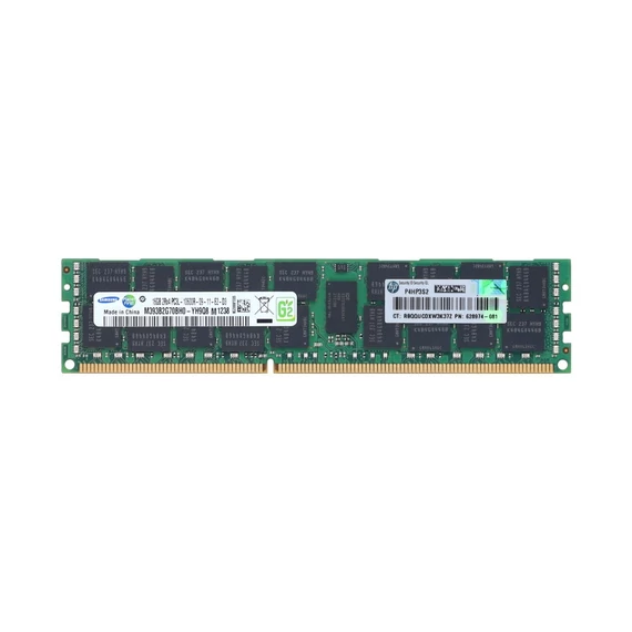HPE 16GB (1x16GB) Dual Rank x4 PC3L-10600 (DDR3-1333) Registered CAS-9 LP Memory Kit