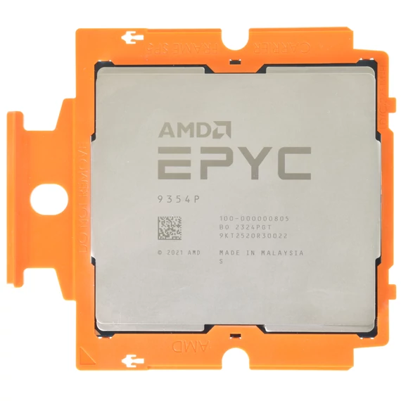 AMD EPYC 9354P 32 Core 3.25GHz 256MB Cache 280W CPU Processor - 100-000000805