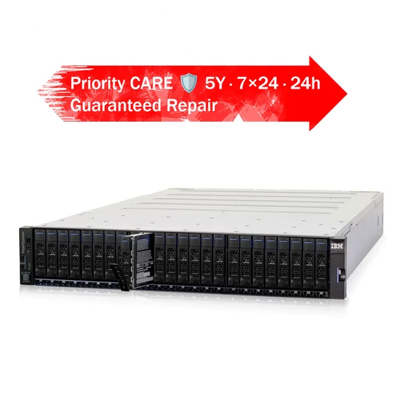 IBM FlashSystem 9150 NVMe | 50 TB | 32G FC | 5 év Priority Care