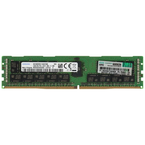 HPE 32GB (1x32GB) Dual Rank x4 DDR4-2933 CAS-21-21-21 Registered Smart Memory Kit