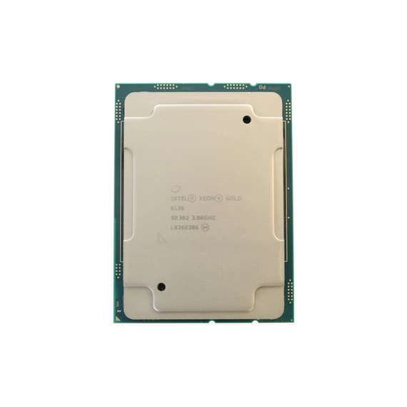 Intel Xeon Gold 6136 12 Core 3.00GHz 24.75MB L3 Cache 150W CPU Processor -  SR3B2