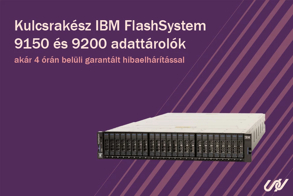 Kulcsrakész IBM FlashSystem 9000 adattárolók