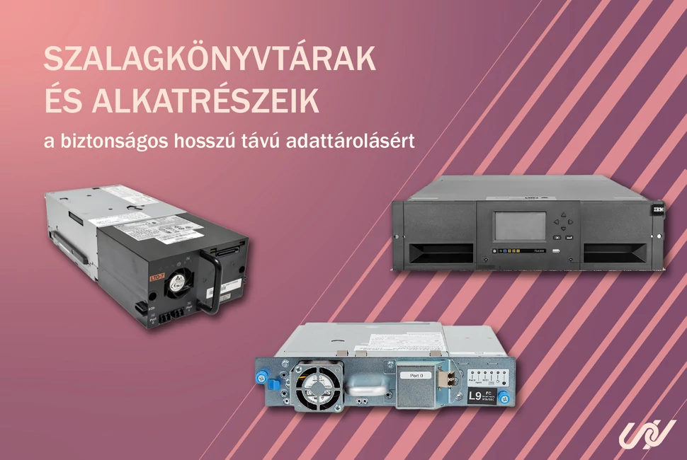 Szalagkönyvtárak és alkatrészeik